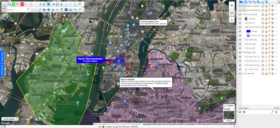 screenshot of Scribble Maps